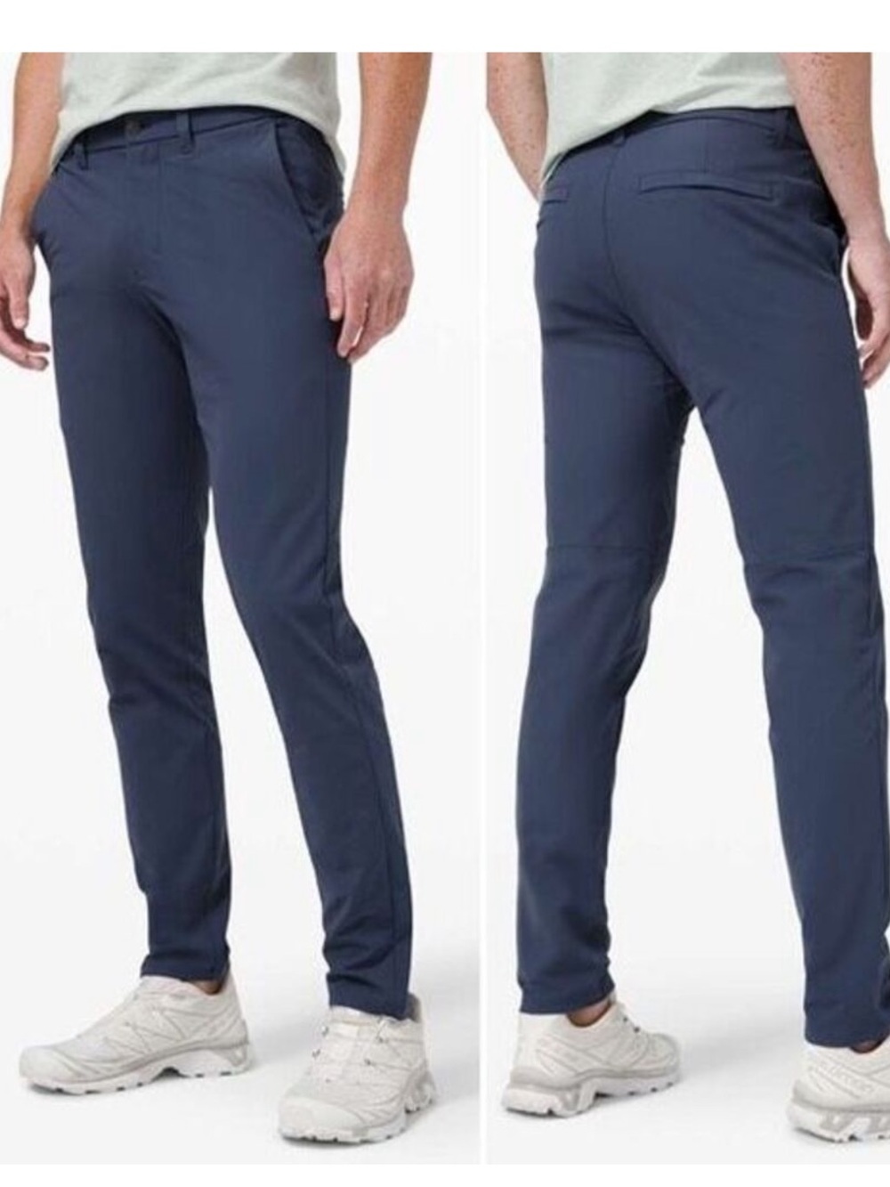 LULULEMON Commission Pant Slim *Warpstreme 34" Iron Blue Size 36